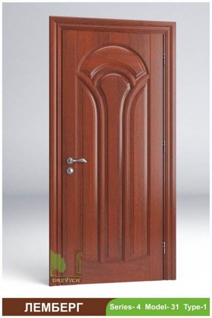 The interior doors of the selected array of wood  Lemberg 